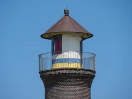 het eiland juist in de Noordzee foto