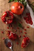 granaatappel fruit gezond voedsel vers biologisch