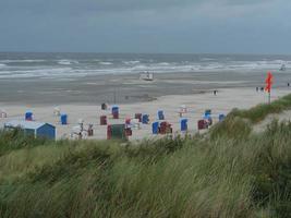 op het strand van juist eiland foto