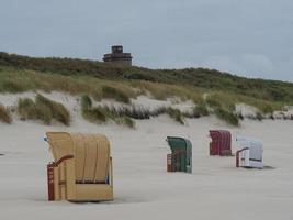 op het strand van juist eiland foto