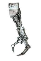 metalen robothand