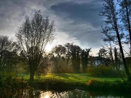 de kleine rivier aa bij borken foto