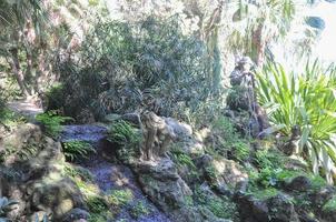 engelse tuin bij het koninklijk paleis aka reggia in caserta foto