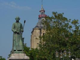 de stad maastricht aan de maas in nederland foto