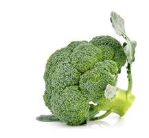 broccoli geïsoleerd op een witte achtergrond. foto