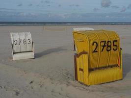 het strand van het Duitse eiland juist foto