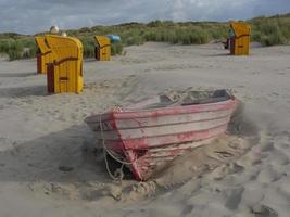 het strand van het Duitse eiland juist foto