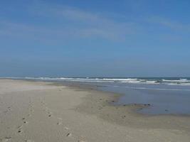 het strand van juist eiland in duitsland foto