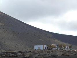 vulkaan eiland lanzarote in spanje foto
