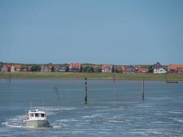 het eiland juist in de Noordzee foto