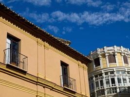 de stad malaga in spanje foto