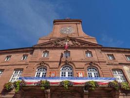 de stad wissembourg in frankrijk foto