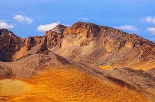 woestijnzand van teide vulkaan in tenerife, spanje foto