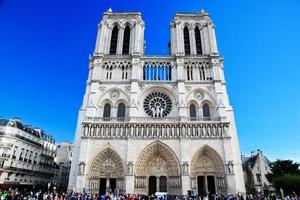 notre dame kathedraal, parijs, frankrijk. foto