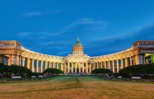 Kazan kathedraal in Sint-Petersburg, Rusland foto