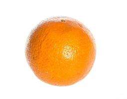 sinaasappel geïsoleerd op een witte achtergrond foto