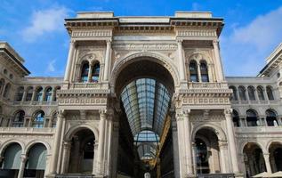 milaan, italië, 2022 - vittorio emanuele ii galerij. Milaan, Italië foto