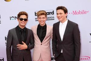 las vegas, 21 mei - amaril kelly, ricky garcia, liam attridge bij de 2017 billboard music awards, aankomsten in de t, mobile arena op 21 mei 2017 in las vegas, nv foto