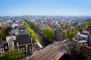 amsterdam panorama, holland, nederland foto