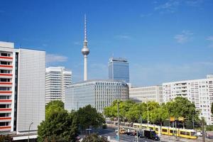 berlijn, duitsland, 2022 - televisietoren, alexanderplatz-gebied. Berlijn, Duitsland foto