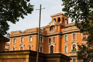 Rome, Italië. typische architectonische details van de oude stad foto