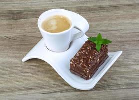 cake met koffie foto