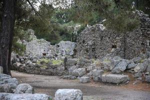 phaselis-ruïnes in turkije foto