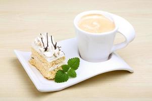 koffie met cake foto