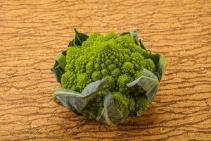 veganistisch biologisch voedsel - romanesco kool foto