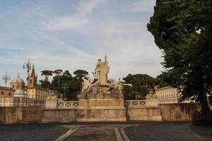 Piazza del Popolo in Rome foto