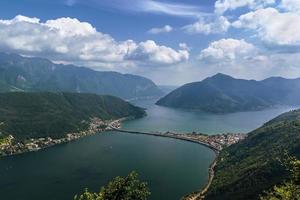 Lake Lugano, Zwitserland foto