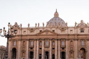 basilica di san pietro, vaticaan, rome, italië foto