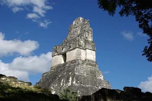Maya-ruïnes in Guatemala foto