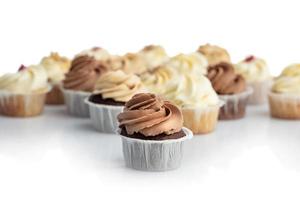 chocolademuffin en bos muffins foto