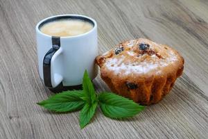 koffie met cake foto