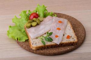 sandwich met spek foto