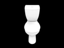 geïsoleerde zetel toilet kast toilet badkamer wc porselein 3d illustratie foto