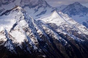 geweldige matterhorn met zermatt stad, zwitserland