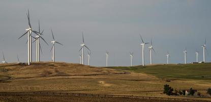 turbines in windpark