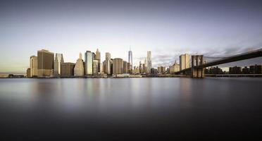 Manhattan zonsopgang, New York