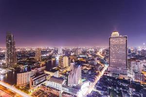 stadsgezicht van bangkok foto