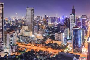stadsgezicht van bangkok foto