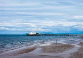 hdr plezier strand in Blackpool foto