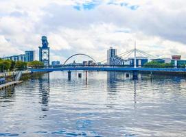 hdr rivier clyde in glagow foto