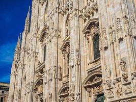 hdr duomo di milano kathedraal van milaan foto