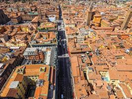 hdr luchtfoto van bologna foto