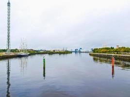 hdr rivier clyde in glagow foto