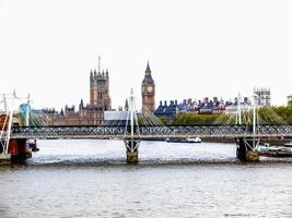 hdr rivier de Theems in Londen foto