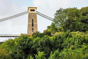 hdr clifton hangbrug in bristol foto