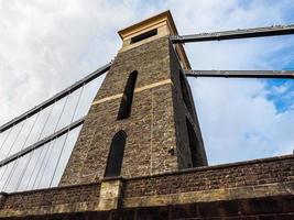 hdr clifton hangbrug in bristol foto